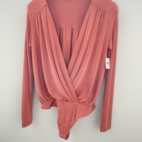 NWT FREE PEOPLE Turnt Bodysuit in Copper - Picture 4 of 13